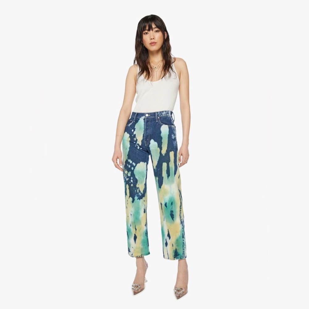 MOTHER NWT | The Thrasher Flood Jeans in Lava Lamp | 24